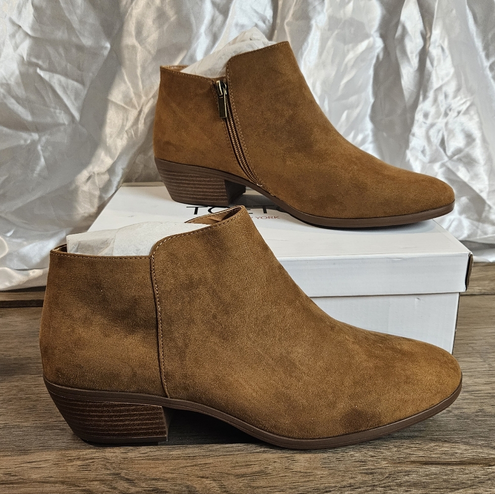 Toetos New York - Boston-01 Tan booties in Women's Size 12